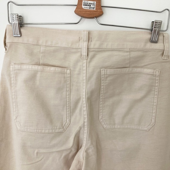 NWT J Crew Camp-Pocket Wide-Leg Pants in Natural - 26 - Picture 5 of 7